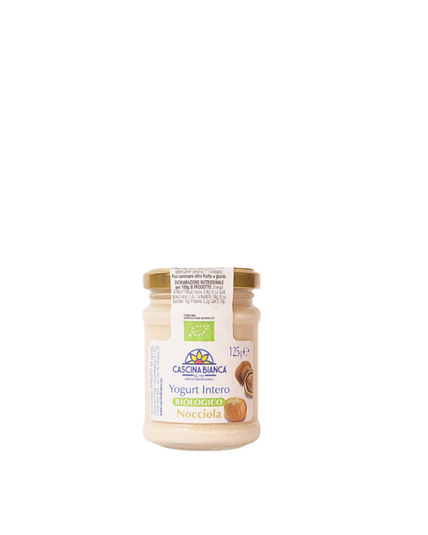 Yogurt biologico intero nocciola 125 gr