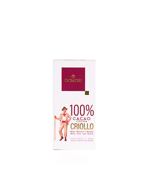 Tavoletta di Cioccolato Fondente 100% - 50 Gr