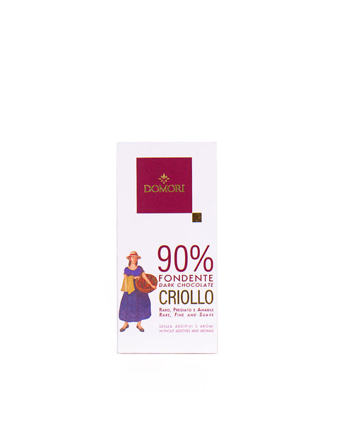 Tavoletta di Cioccolato Fondente 90% - 50 Gr