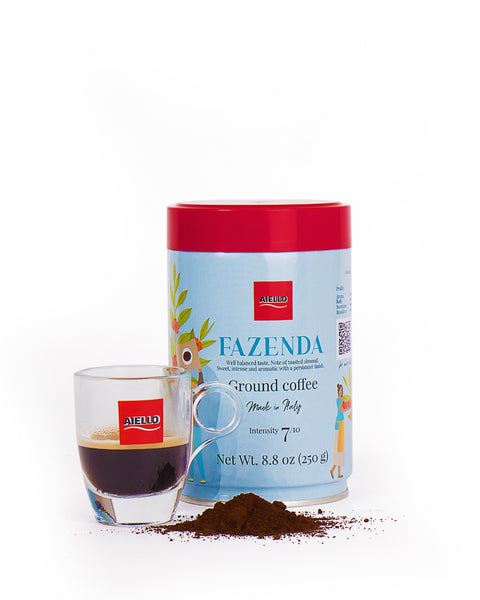 Fazenda Ground Coffee in Tin 250 Gr