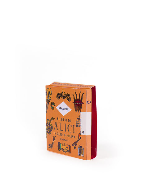 Anchovy Fillets in Olive Oil 90 Gr