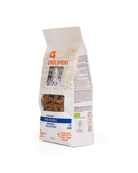 Penne Rigate di Farro Integrale Bio 500 Gr