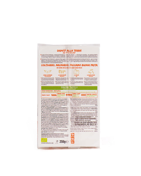Tagliatelles Senatore Cappelli Bio 250 Gr