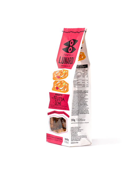 Biscuits aux Fruits et Graines 200 gr