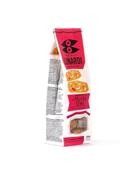 Biscuits aux Fruits et Graines 200 gr