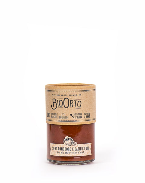 Organic Tomato and Basil Sauce 350 Gr