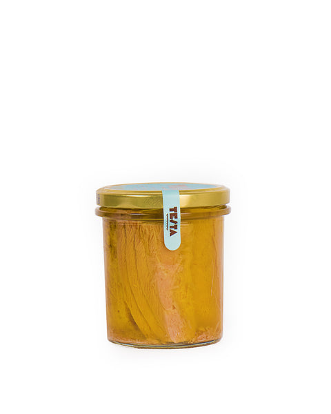 Ventresca di Tonno Rosso in Olio Evo di Sicilia Igp Bio 320 Gr