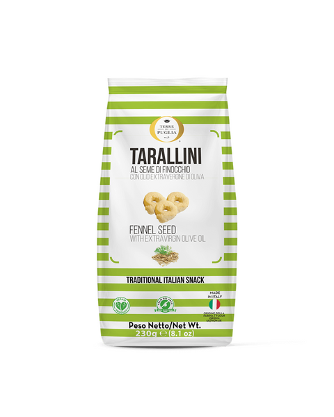 Taralli with Fennel Seeds - 230 Gr